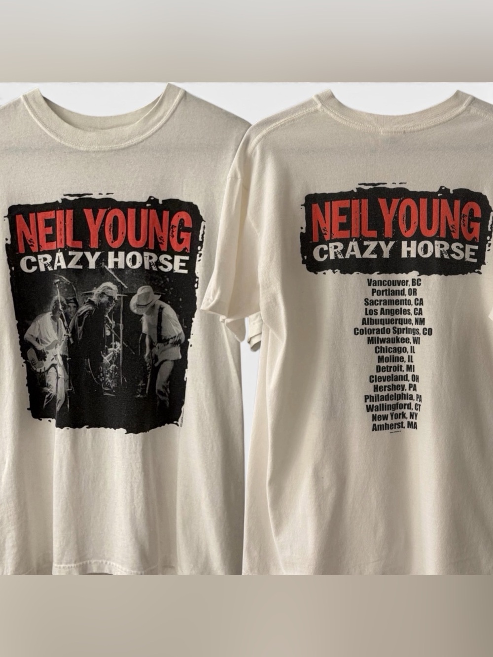 Neil Young and Crazy Horse Concert Band  T-Shirt